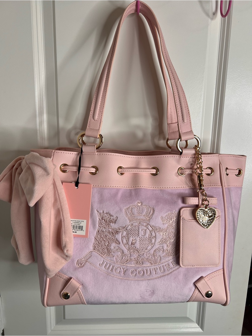 Juicy Couture Classic Scottie Tote Lilac Mist